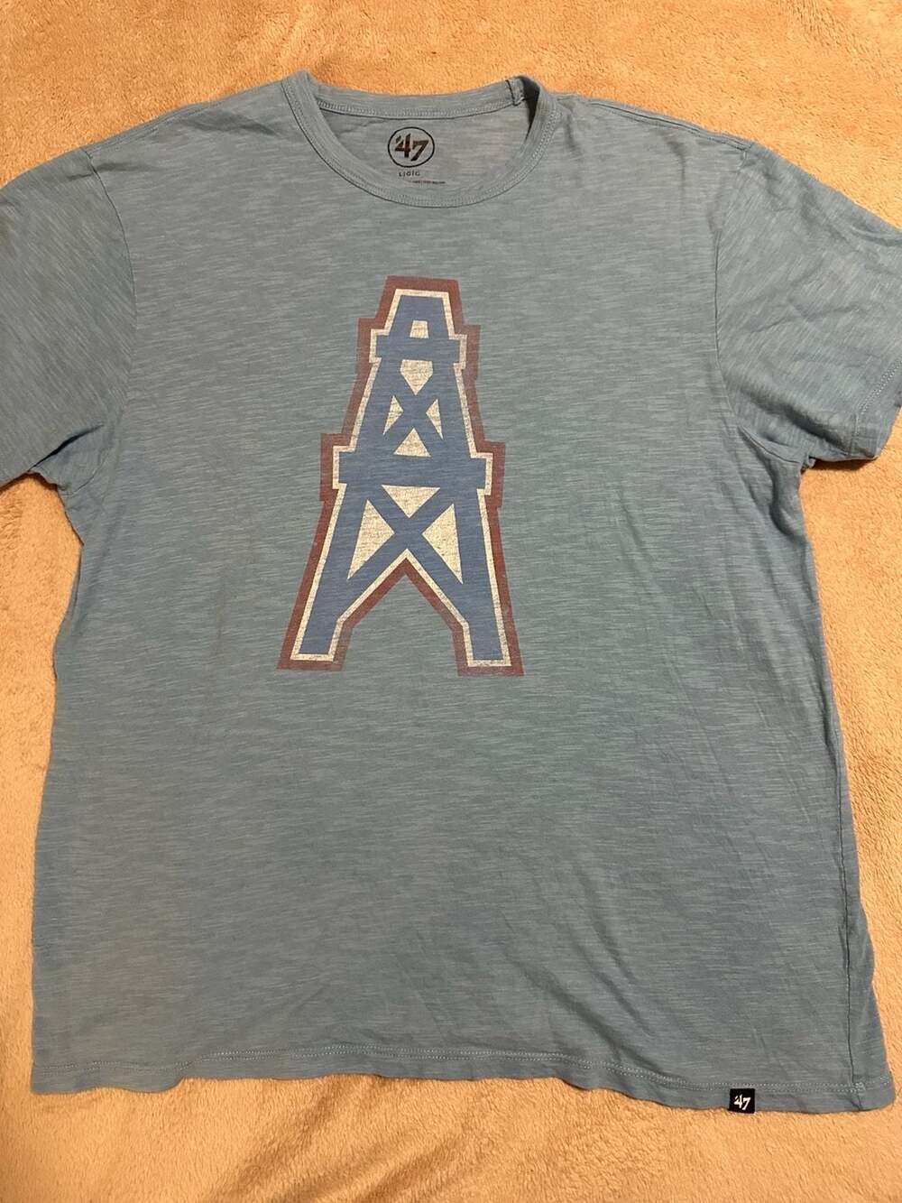 '47 Houston Oilers Scrum Tee - Size Large